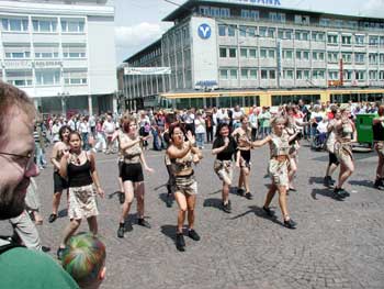Die Aerobic-Gruppe des TV Au