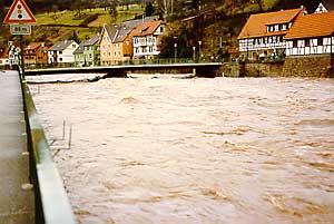 Hochwasser in der Murg