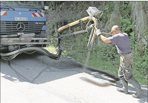 Neue Methode zur Straßensanierung