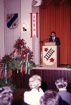 Festansprache durch Bürgermeister Gerhard Feist 