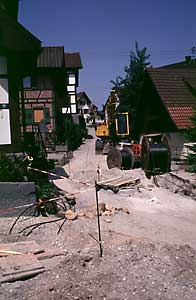 Die Großbaustelle Gaisbachstrasse