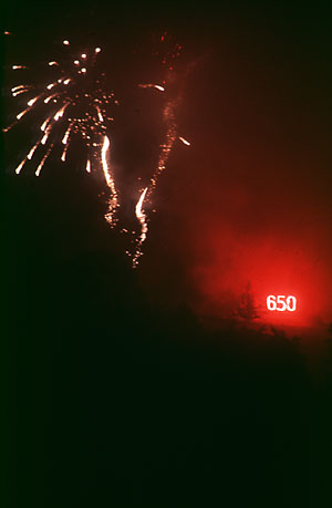 Feuerwerk in Weisenbach