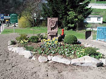 Die neue Blumenanlage